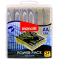 MAXELL - PILHA ALCALINA AA LR6 PACK * 24 PILHAS