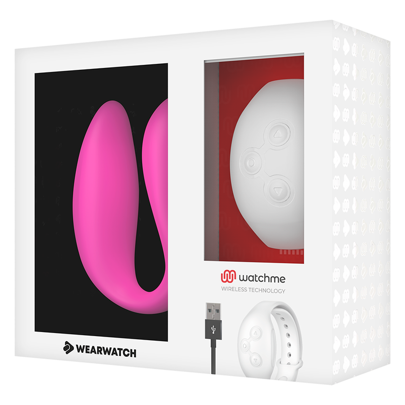 WEARWATCH - WATCHME DUAL TECHNOLOGY VIBRATOR PINK / SCHNEE